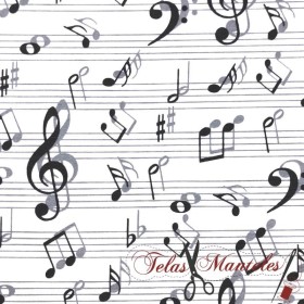 LONETA PENTAGRAMA ,MUSICAL - TIENDA ONLINE TELAS Y MANTELES
