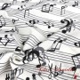 LONETA PENTAGRAMA ,MUSICAL - TIENDA ONLINE TELAS Y MANTELES