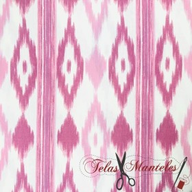 Tela Lenguas Mallorquinas Rosas - Telas y Manteles
