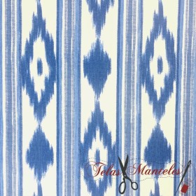 Tela Lengua Mallorquina Azul - Telas y Manteles