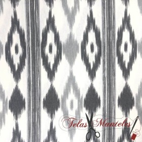 Tela Lengua Mallorquina Gris - Telas y Manteles