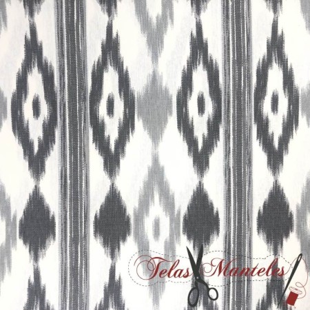 Tela Lengua Mallorquina Gris - Telas y Manteles
