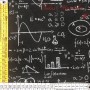 Tela Fórmulas Matemáticas Pizarra TELAS Y MANTELES