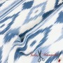 TELA MALLORQUINA IKAT AZUL - TIENDA ONLINE TELAS Y MANTELES