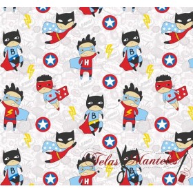 Tela Superhéroes Heroes - TELAS Y MANTELES