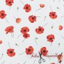 Tela Flores Amapolas - TELAS Y MANTELES