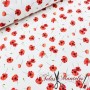 Tela Flores Amapolas - TELAS Y MANTELES