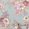 TELA FLORES CRETONA - TIENDA ONLINE TELAS Y MANTELES