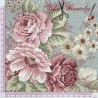 TELA FLORES CRETONA - TIENDA ONLINE TELAS Y MANTELES