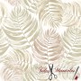 MANTEL ANTIMANCHAS PALMERAS BEIGE - TIENDA ONLINE TELAS Y MANTELES