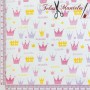 TELA ALGODÓN CORONAS PRINCESAS - TIENDA ONLINE TELAS Y MANTELES