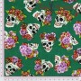 POPELIN ALGODON CATRINAS CALAVERAS - TIENDA ONLINE TELAS Y MANTELES