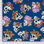 POPELIN ALGODON CATRINAS CALAVERAS - TIENDA ONLINE TELAS Y MANTELES