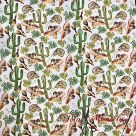 TELA DE ALGODON CACTUS - TIENDA ONLINE TELAS Y MANTELES