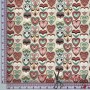 TELA DE ALGODON CORAZONES - TIENDA ONLINE TELAS Y MANTELES