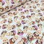 TELA POPELIN ALGODON FRIDA KAHLO - TIENDA ONLINE TELAS Y MANTELES