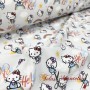 TELA ALGODON POPELIN HELLO KITTY - TIENDA ONLINE TELAS Y MANTELES