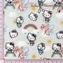 TELA ALGODON POPELIN HELLO KITTY - TIENDA ONLINE TELAS Y MANTELES