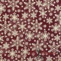 TELA COPOS NAVIDAD ROJO - TIENDA ONLINE TELAS Y MANTELES