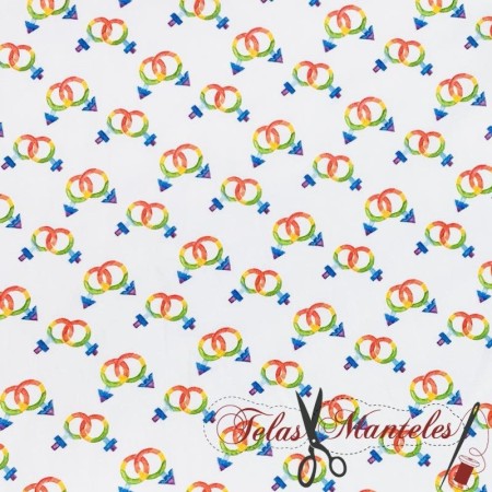TELA DE ALGODON LGTBI - TIENDA ONLINE TELAS Y MANTELES