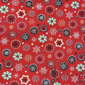 TELA DE ALGODON NAVIDAD - TIENDA ONLINE TELAS Y MANTELES