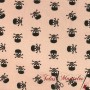TELA DE ALGODON CALAVERAS - TIENDA ONLINE TELAS Y MANTELES