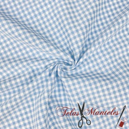 TELA ALGODÓN CUADRO VICHY - TIENDA ONLINE TELAS Y MANTELES