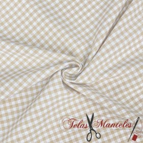 TELA ALGODÓN CUADRO VICHY - TIENDA ONLINE TELAS Y MANTELES