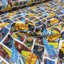 TELA ALGODON BATMAN, SUPERMAN - TIENDA ONLINE TELAS Y MANTELES