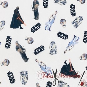 TELA ALGODON STAR WARS - TIENDA ONLINE TELAS Y MANTELES