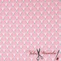 TELA DE ALGODÓN GEOMETRICAS ROSA - TIENDA ONLINE TELAS Y MANTELES