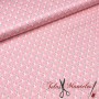 TELA DE ALGODÓN GEOMETRICAS ROSA - TIENDA ONLINE TELAS Y MANTELES