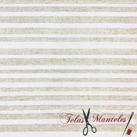 TELA ESTAMPADA CON RAYAS - TIENDA ONLINE TELAS Y MANTELES