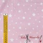 POPELIN ESTRELLAS INFANTILES ROSA - TIENDA ONLINE TELAS Y MANTELES