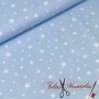POPELIN ESTRELLAS INFANTILES AZUL - TIENDA ONLINE TELAS Y MANTELES