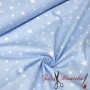 POPELIN ESTRELLAS INFANTILES AZUL - TIENDA ONLINE TELAS Y MANTELES