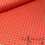 POPELIN ESTRELLAS ROJO - TIENDA ONLINE TELAS Y MANTELES