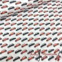 TELA DE ALGODON POPELIN COCHE MINI - TIENDA ONLINE TELAS Y MANTELES