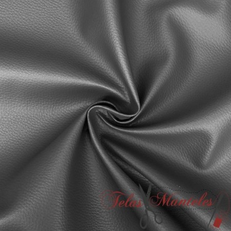 ECOPIEL GRIS POLIPIEL - TIENDA ONLINE TELAS Y MANTELES