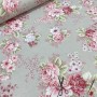 TELA FLORES CRETONA - TIENDA ONLINE TELAS Y MANTELES