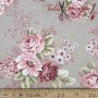 TELA IMPERMEBALE ANTIMANCHAS FLORES CRETONA - TIENDA ONLINE TELAS Y MANTELES
