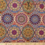 TELA LONETA MANDALAS MULTICOLOR - TIENDA ONLINE TELAS Y MANTELES