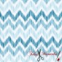 TELA MALLORQUINA IKAT TURQUESA - TIENDA ONLINE TELAS Y MANTELES