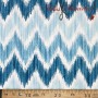 TELA MALLORQUINA IKAT TURQUESA - TIENDA ONLINE TELAS Y MANTELES