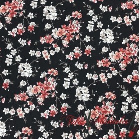 TELA POPELIN ALGODÓN ALMENDRO JAPONÉS - TIENDA ONLINE TELAS Y MANTELES