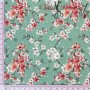 TELA POPELIN ALGODÓN ALMENDRO JAPONÉS - TIENDA ONLINE TELAS Y MANTELES