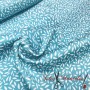 TELA DE ALGODON POPELIN TURQUESA - TIENDA ONLINE TELAS Y MANTELES