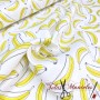TELA DE ALGODON POPELIN CON PLÁTANOS - TIENDA ONLINE TELAS Y MANTELES