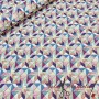 TELA POPELIN ALGODÓN FORMAS GEOMÉTRICAS MULTICOLOR - TIENDA ONLINE TELAS Y MANTELES