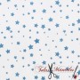 TELA POPELIN ALGODÓN INFANTIL ESTRELLAS AZUL - TIENDA ONLINE TELAS Y MANTELES